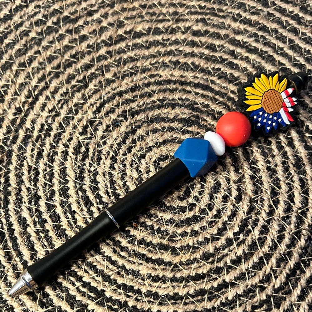 Patriotic / 4th of July / Beaded Pen